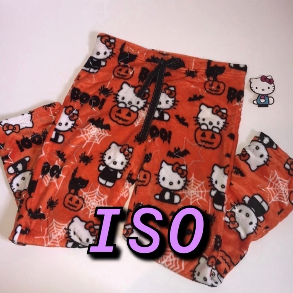 hello kitty halloween pajama pants ISO